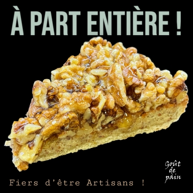 PART TARTE MIEL NOIX