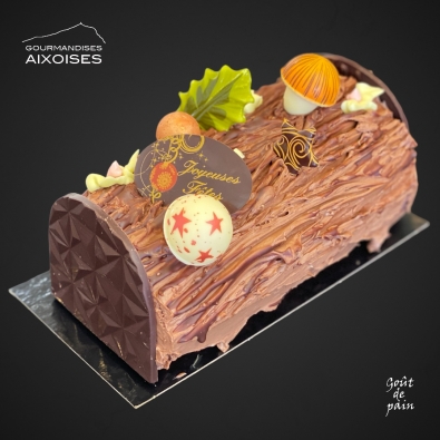 BUCHE 5/6 P. CHOCOLAT CREME BEURRE
