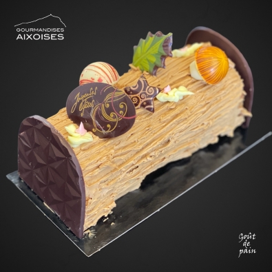 BUCHE 5/6 P. AU CAFE CREME BEURRE