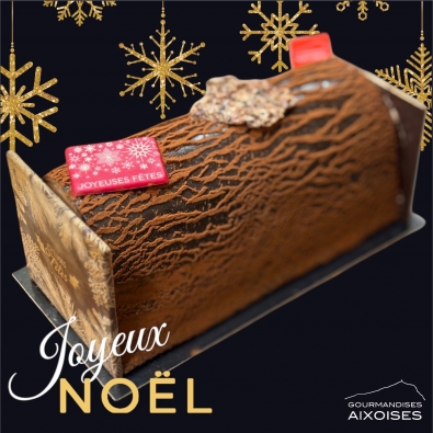 BUCHE 5/6 P. CROUSTILLANTE CHOCOLAT