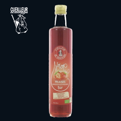 SIROP ARTISANAL BIO FRAISES 50 CL