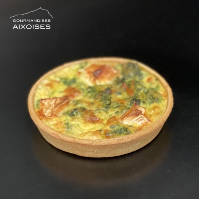 QUICHE CHEVRE EPINARD INDIVIDUELLE