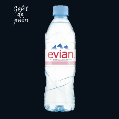 EAU MINERALE EVIAN 50 CL