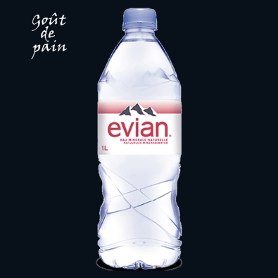 EAU MINERALE EVIAN 1L